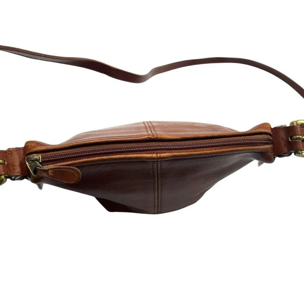 Vintage Coach MacDougal Tan Leather Crossbody 4130
